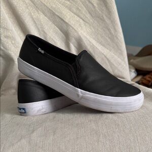 Keds Black Slip-On Sneakers
